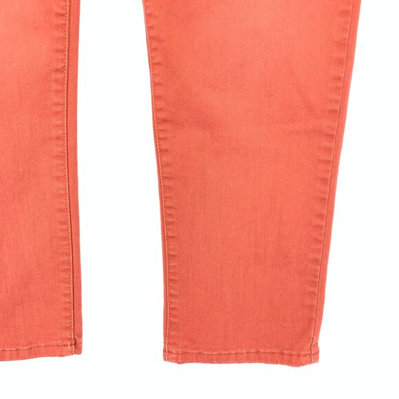 Soft Surroundings Jegging Jeans Womens Sz PM Pull On Elastic Waist Coral Orange - Picture 4 of 6